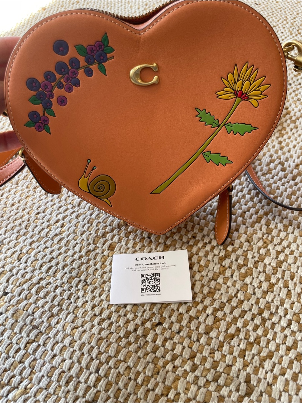 NEW Coach x Observed by Us heart crossbody